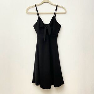 Black Cutout Mini Dress